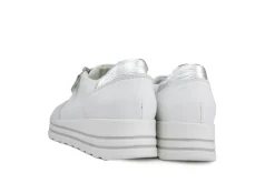 Sneakers | Wijdte H^Waldläufer Waldlaufer Sneaker Lana Hirsch Weiss Silber