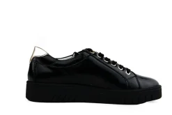 Sneakers | Wijdte H^Waldläufer Waldlaufer Sneaker Yuna Schwarz Gold