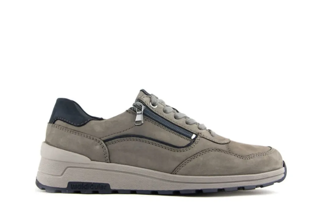 Sneakers^Waldläufer Waldlaufer Sneakers Blauw Grijs Etienne Pietra