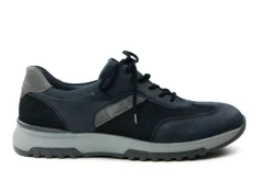 Veterschoenen^Waldläufer Waldlaufer Veterschoen Klaas Denver Donkerblauw