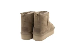 Enkellaarzen^Warmbat Boots Wallaby Plateau Mud Suede
