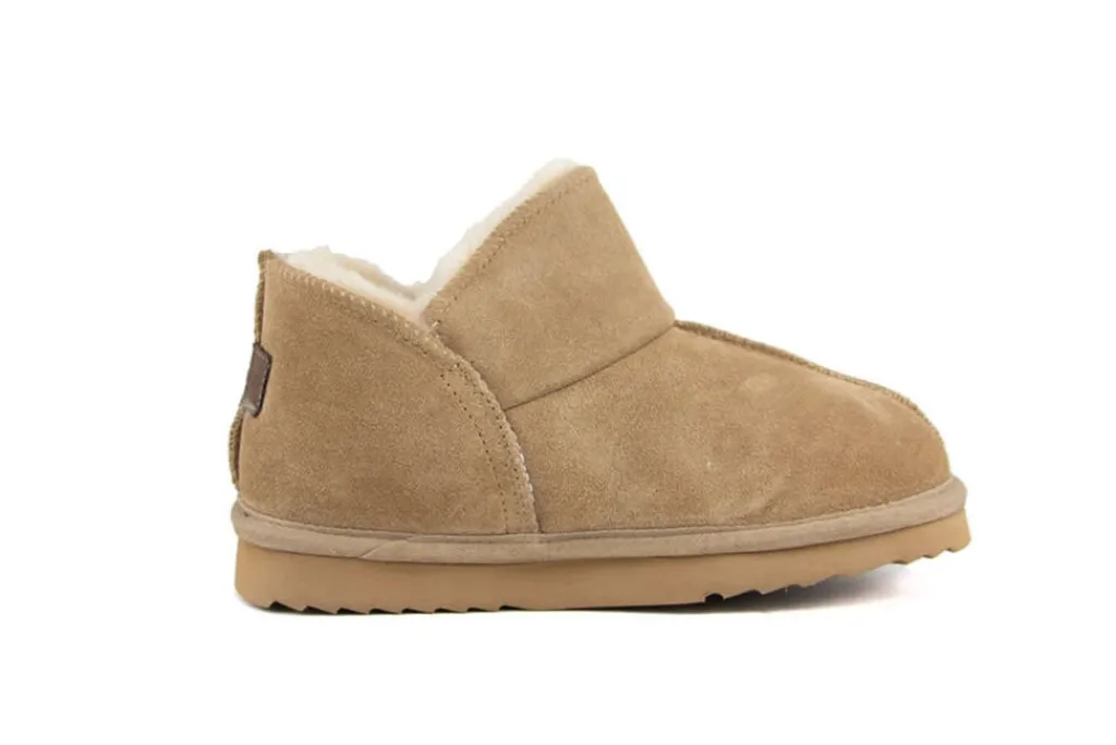 Pantoffels^Warmbat Boots Willow Camel Suede