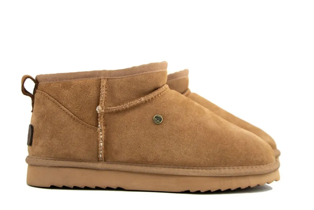 Pantoffels | Laarzen^Warmbat Durack Men Cognac Suede