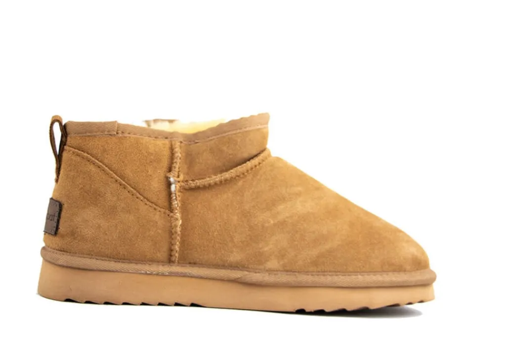 Pantoffels | Laarzen^Warmbat Durack Men Cognac Suede