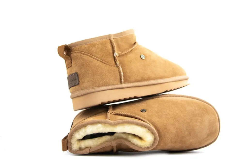 Pantoffels | Laarzen^Warmbat Durack Men Cognac Suede