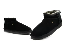 Pantoffels^Warmbat Laarzen Durack Men Black Suede