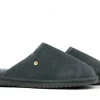 Pantoffels^Warmbat Muil Darkgrey Suede