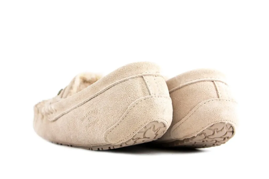 Pantoffels^Warmbat Pantoffels Beige Nowra Blush Suede