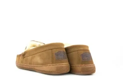 Pantoffels^Warmbat Pantoffels Grizzly Cognac Suede