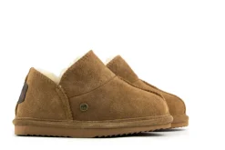 Pantoffels | Pantoffels^Warmbat Pantoffels Willow Kids Cognac Suede