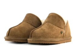 Pantoffels | Pantoffels^Warmbat Pantoffels Willow Kids Cognac Suede