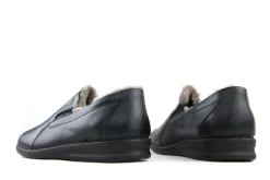 Pantoffels^Westland Instappers Belford 67 Zwart Vacht