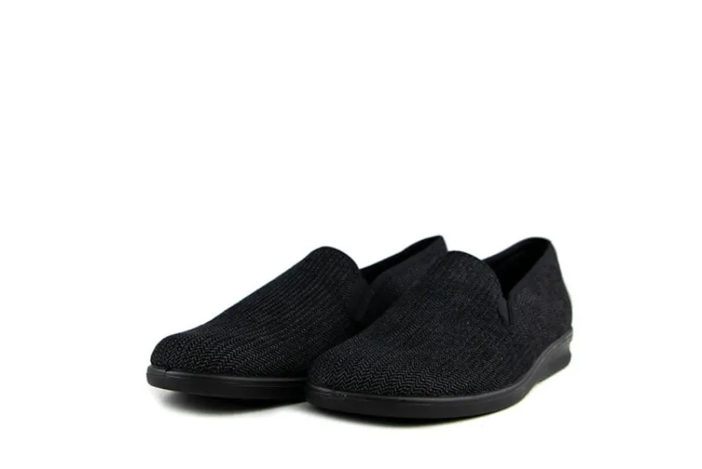 Pantoffels^Westland Instappers Zwart Belfort
