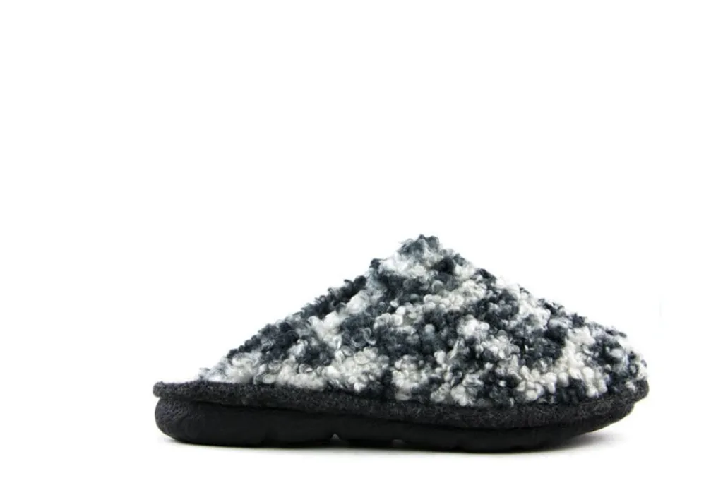Pantoffels^Westland Muil Lille Antraciet Combi