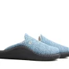 Pantoffels^Westland Muil Monaco Malivelour Blau