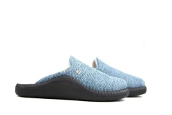 Pantoffels^Westland Muil Monaco Malivelour Blau