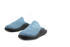 Pantoffels^Westland Muil Monaco Malivelour Blau