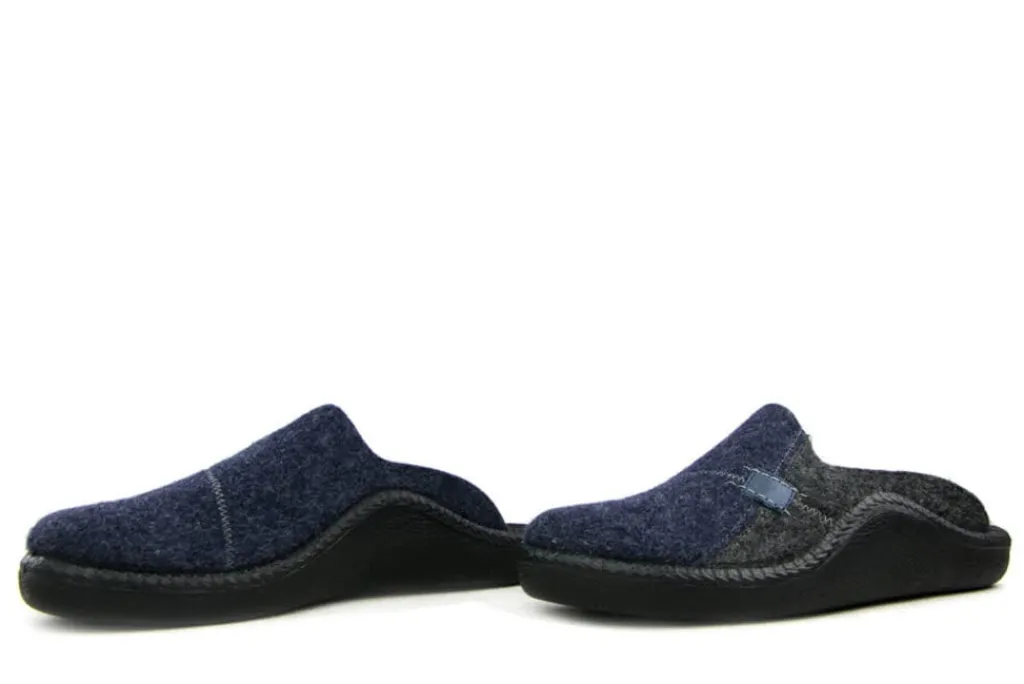 Pantoffels^Westland Muilen Donkerblauw Monaco