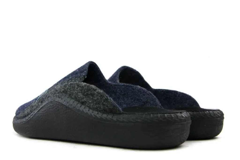 Pantoffels^Westland Muilen Donkerblauw Monaco