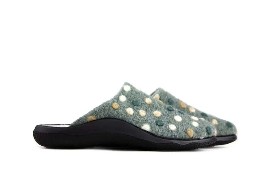 Pantoffels^Westland Muilen Groen Roubaix Multi