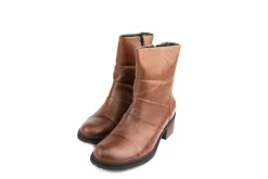 Enkellaarzen^Wolky Enkellaars Hinton Cognac