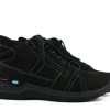 Veterschoenen^Wolky Hoge Veterschoenen Zwart Why Antique Nubuck