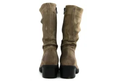 Laarzen^Wolky Korte Laars Edmonton Brushed Liverpool Suede Taupe
