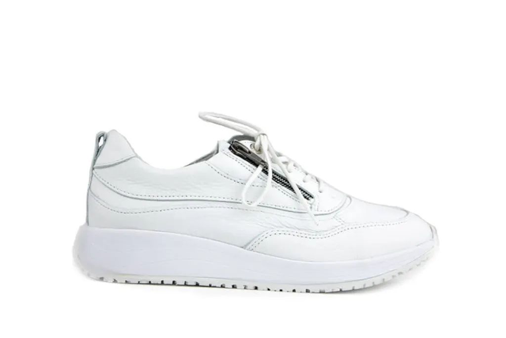 Sneakers^Wolky Sneaker Sprint Savanna Leather White