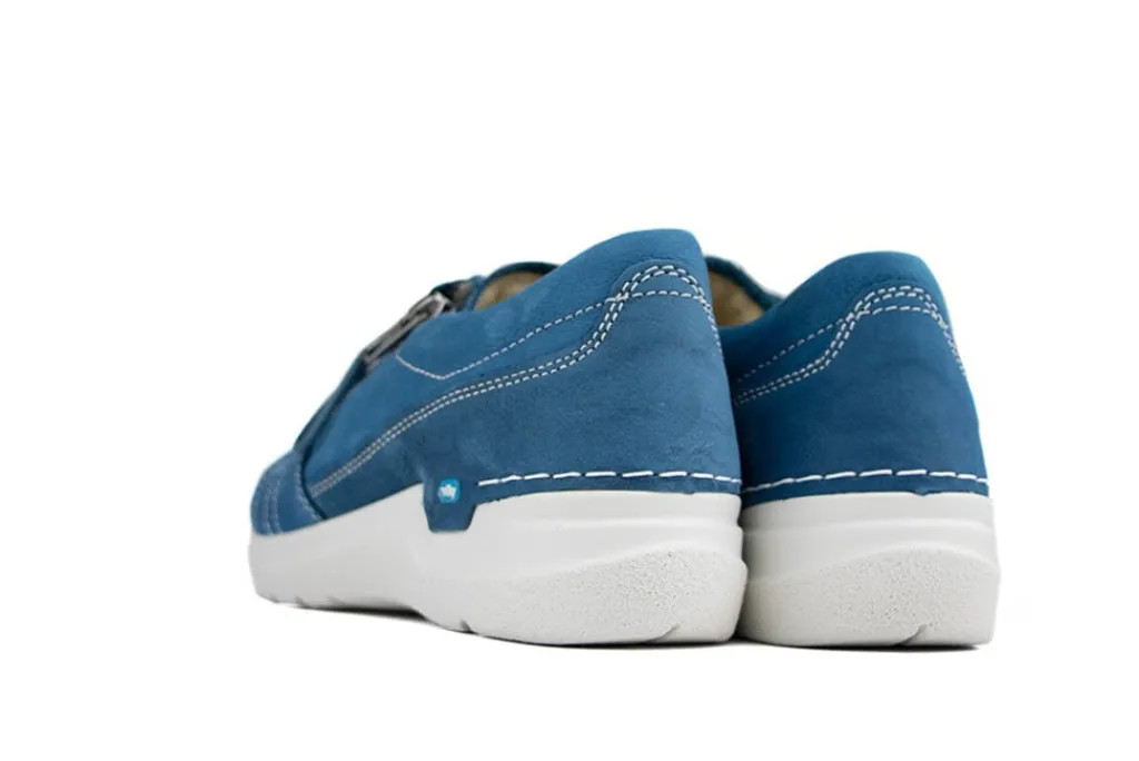 Veterschoenen^Wolky Veter Feltwell Antique Nubuck Doadger Blue