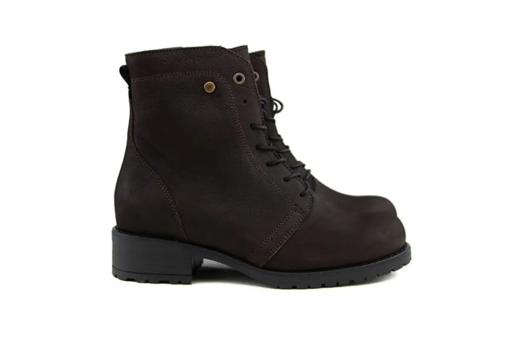 Veterboots En Bikerboots^Wolky Veterboot Quinta F2F Longbeach Brown