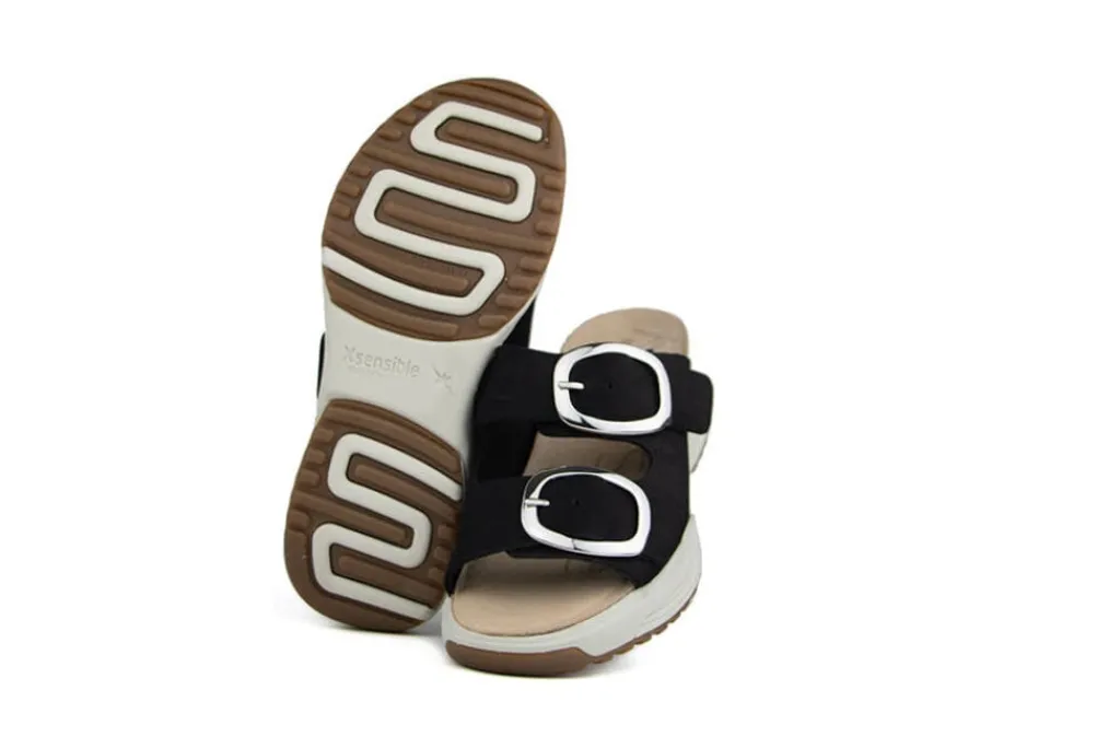 Slippers | Sandalen En Slippers^Xsensible Slipper Mykonos Black