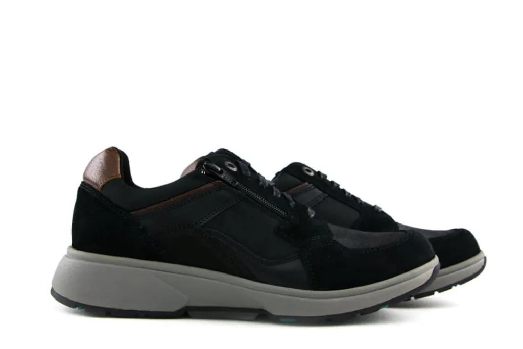 Sneakers^Xsensible Stretchwalker Sneaker Zurich Black