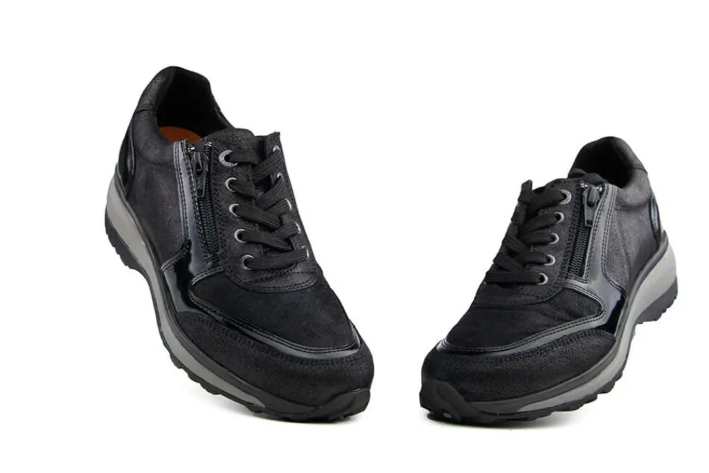 Sneakers | Wijdte G^Xsensible Stretchwalker Wembley Black GX